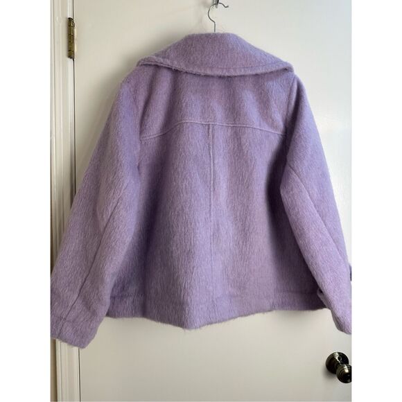 A New Day purple fuzzy coat size XXL - Picture 9 of 10